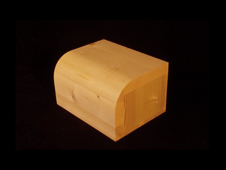 Viparita Karani Box, caisse de yoga en bois